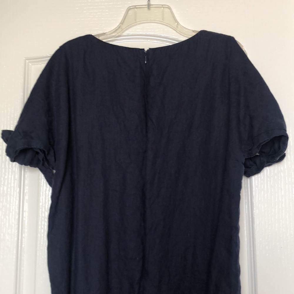 Neiman Marcus Navy Blue Shift Dress - Picture 7 of 11